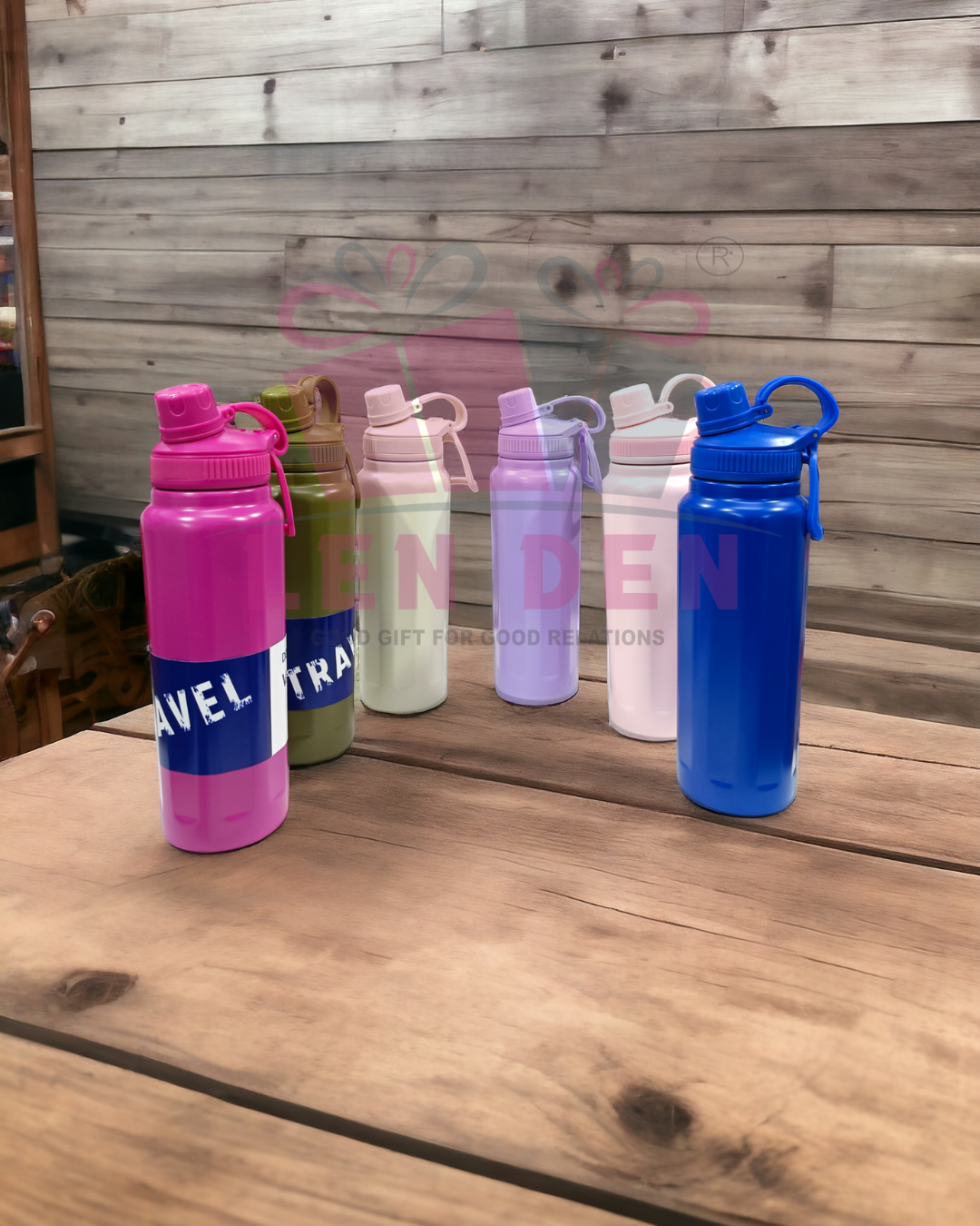 Flip Straw Water Bottle Steel Water Bottle For Home/Office/Gym/Travel (890 ml)