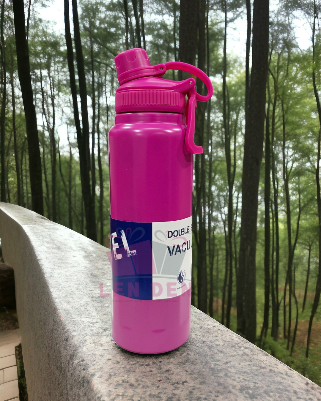 Flip Straw Water Bottle Steel Water Bottle For Home/Office/Gym/Travel (890 ml)