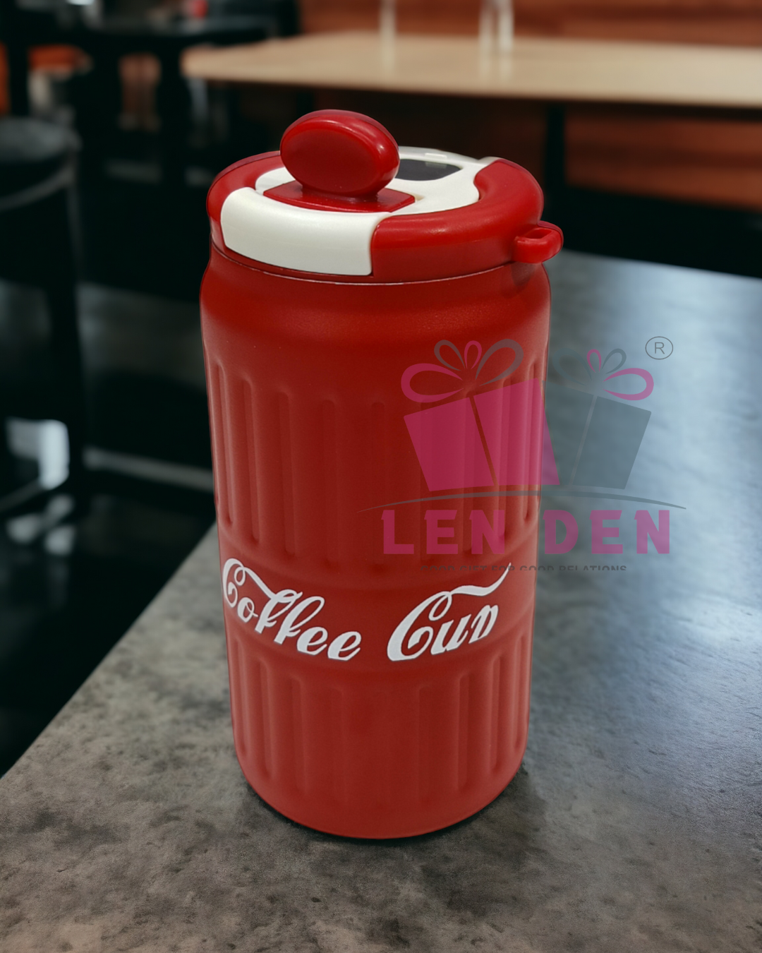 Premium Cola Coffee Mug Steel Body For Home/Office/Gym/Travel (500 ml)