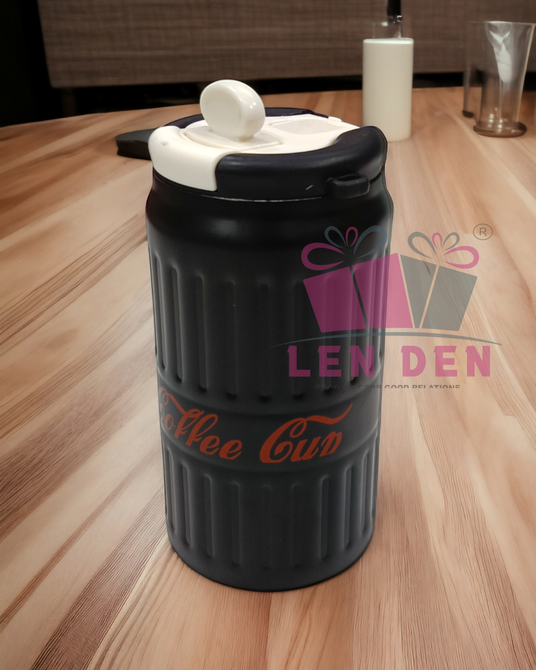 Premium Cola Coffee Mug Steel Body For Home/Office/Gym/Travel (500 ml)
