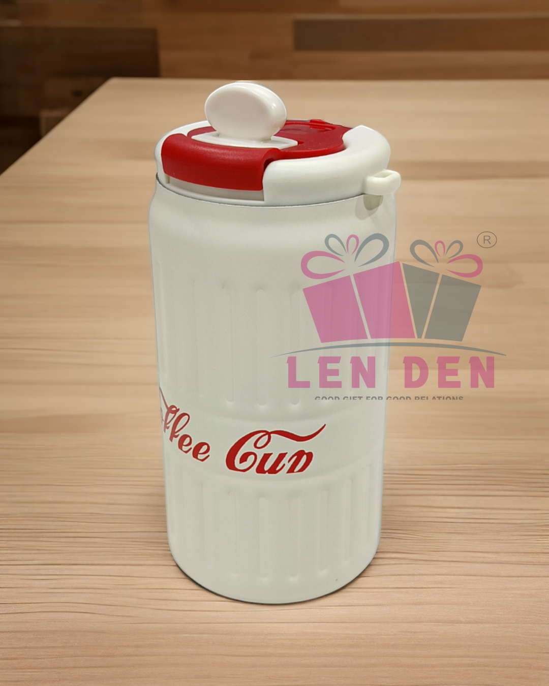 Premium Cola Coffee Mug Steel Body For Home/Office/Gym/Travel (500 ml)