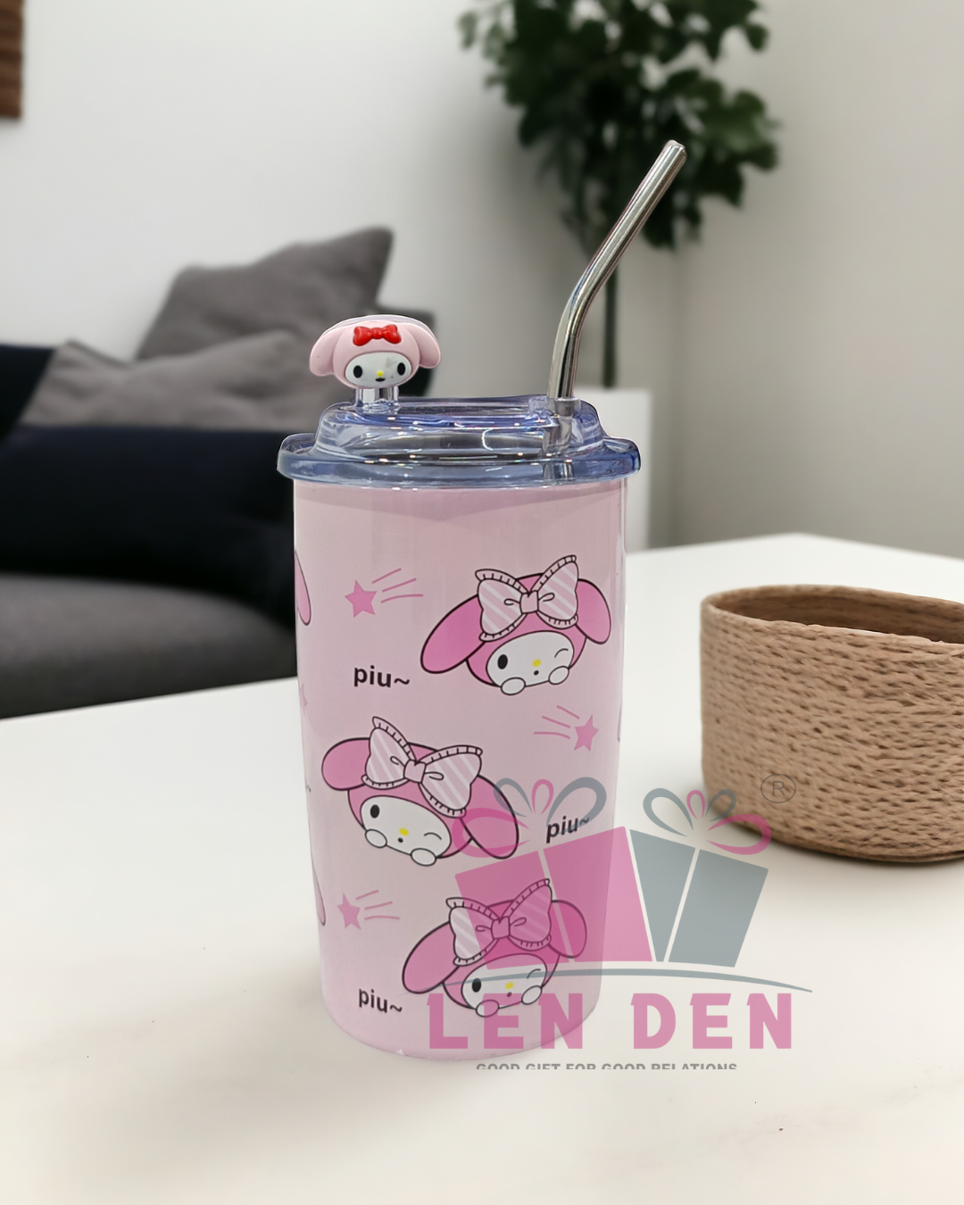 LENDEN Premium Stainless Steel Sipper β 480ML | Perfect for Home, Office, Gym & Travel βπ