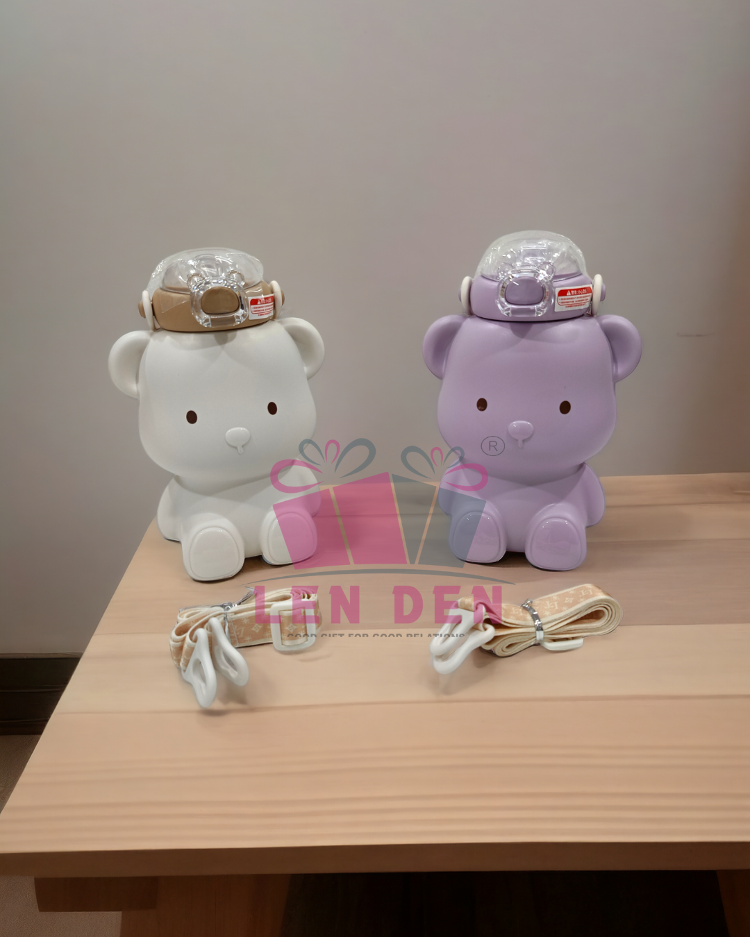 ML Bear Shape Water Bottle For Kids 450 ml