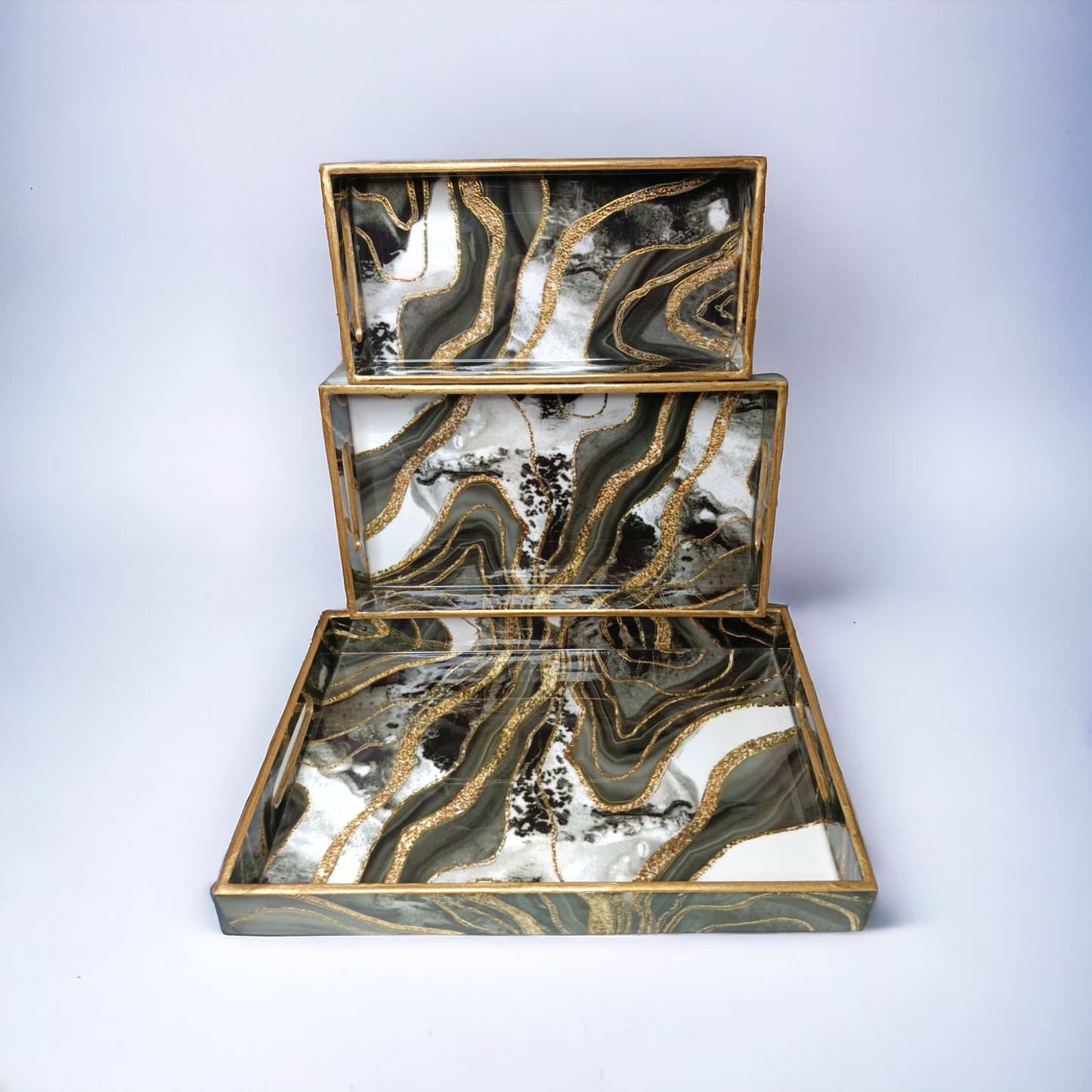 Premium Serving Tray Set Of 3 LD-54