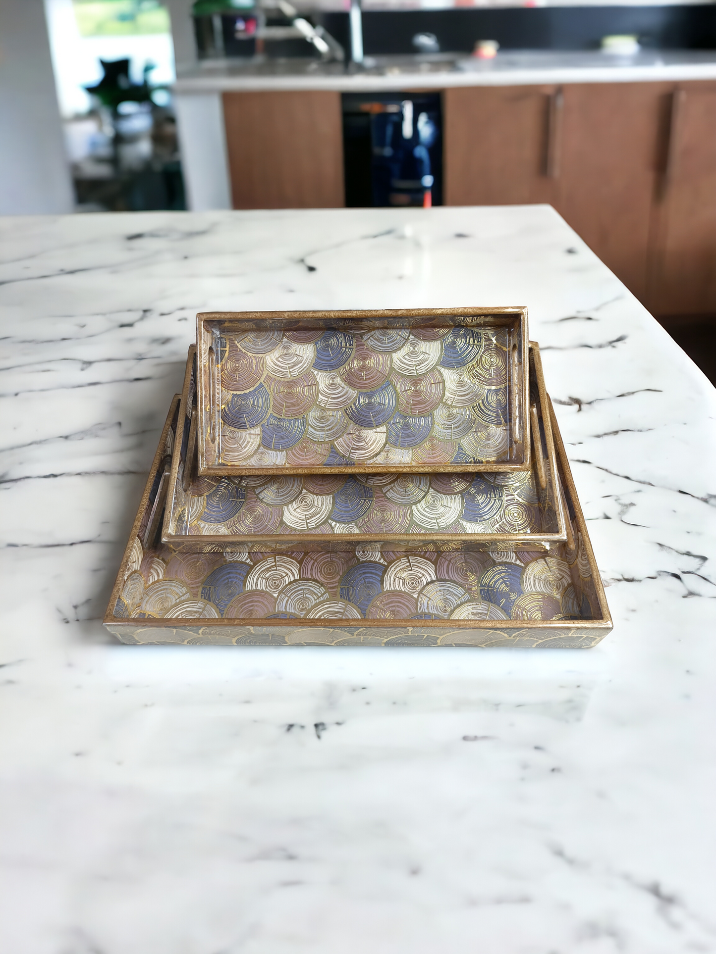 Premium Serving Tray Set Of 3 LD-71