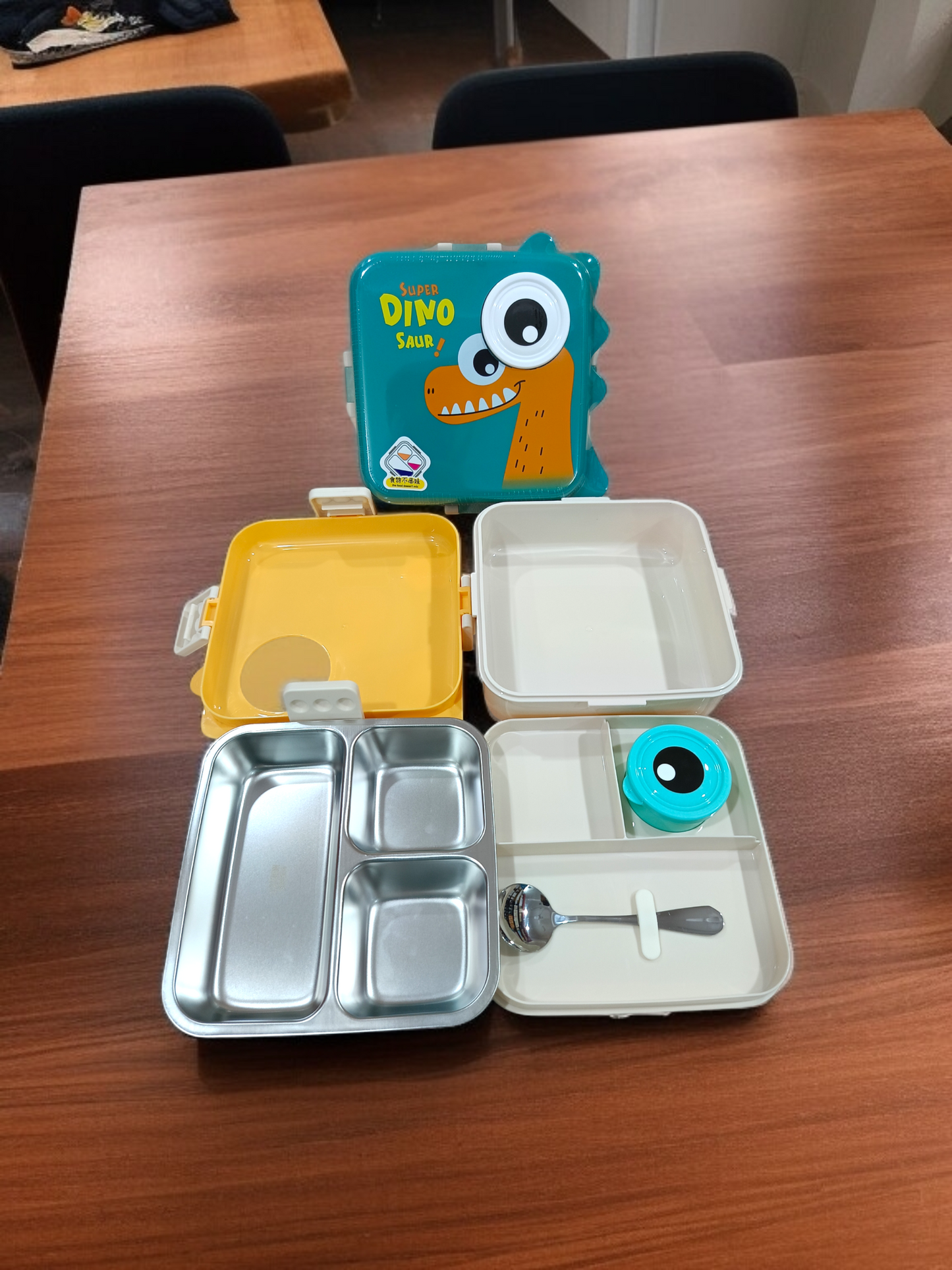 Double Decker Design Lunch Box ( stainless steel )