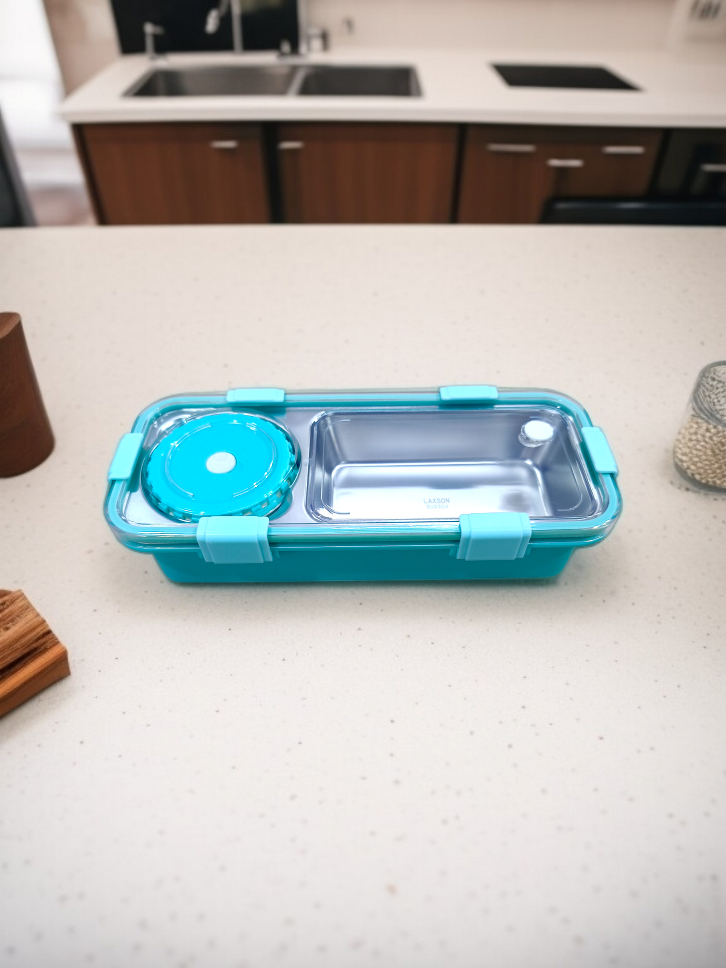 Sleek Bento Lunch Box (Stainless Steel)