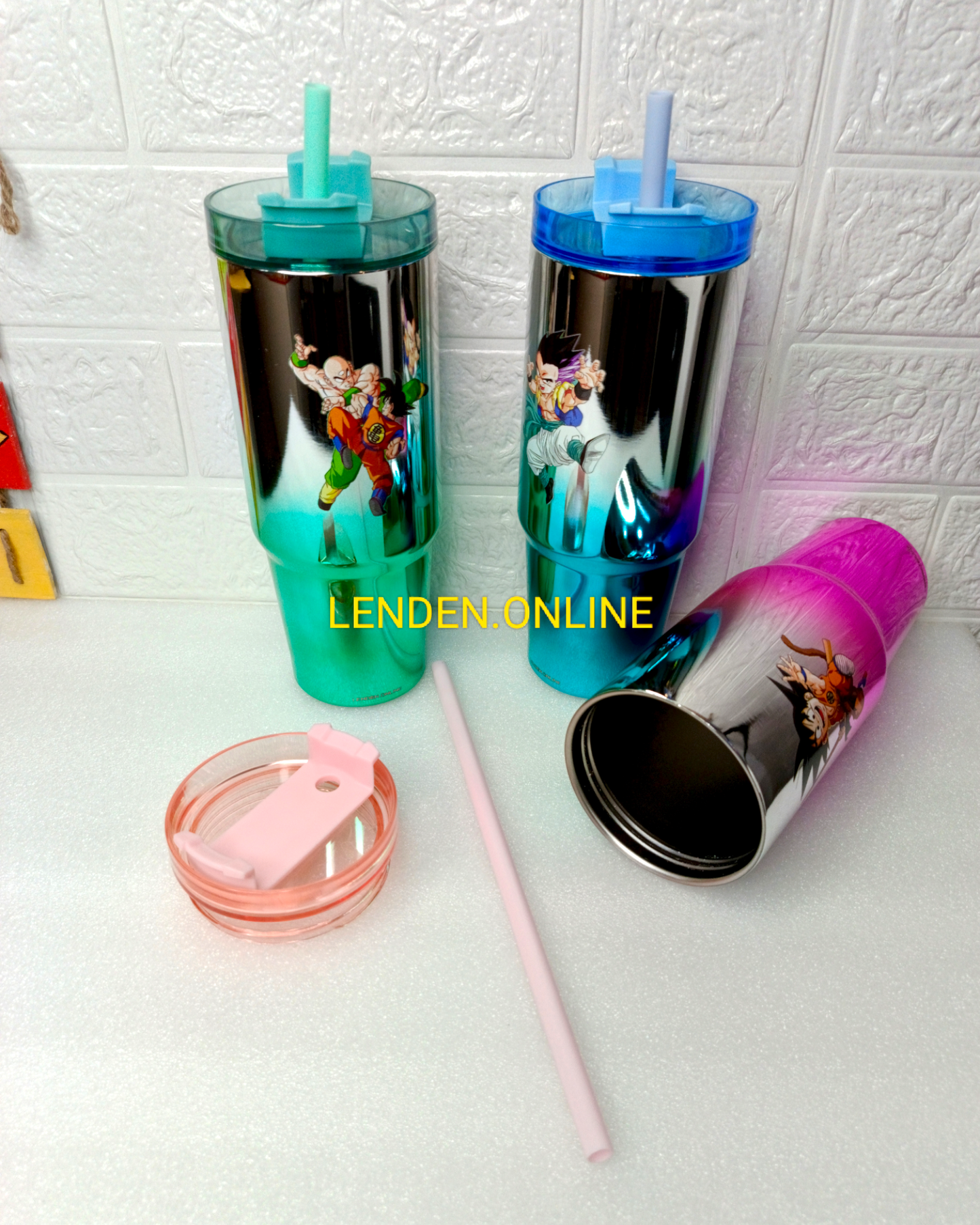 LENDEN Premium Stainless Steel Sipper With Straw β 890ML | Perfect For Home, Office, Gym & Travel βπ (Copy)