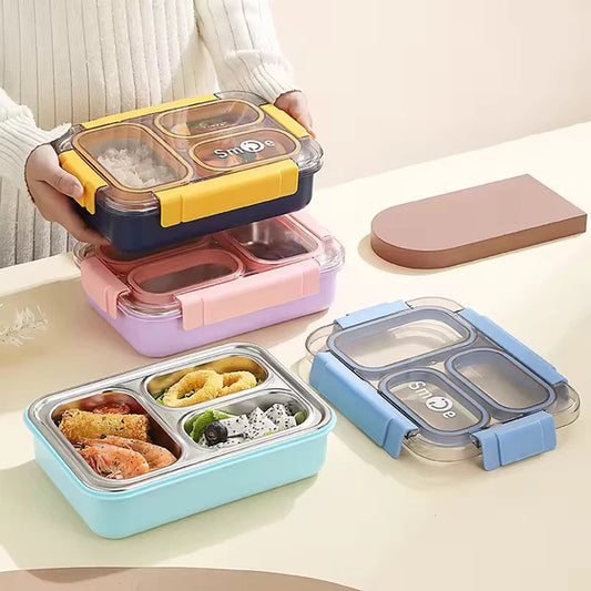 Delight Bento Lunch Box (Stainless Steel)