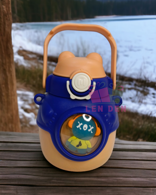 DJ Bear Sipper Water Bottle For Kids 680 ml
