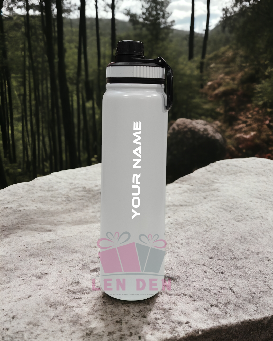 Sports Water Bottle Steel Body For Home/Office/Gym/Travel  (890  ml)