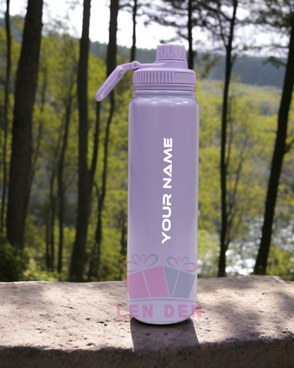 Sports Water Bottle Steel Body For Home/Office/Gym/Travel  (890  ml)
