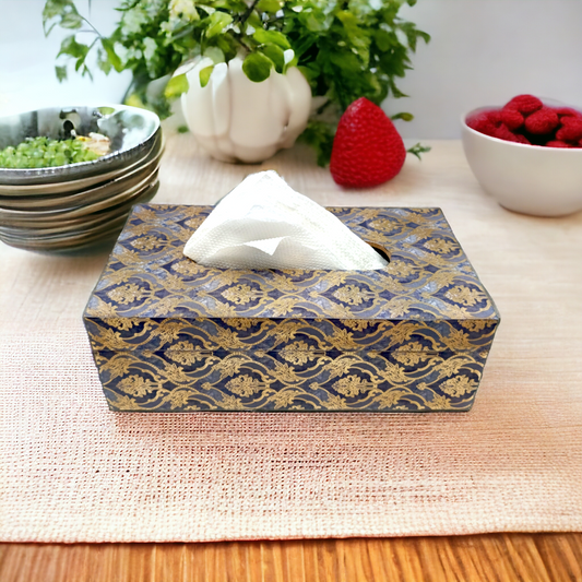 Premium quality resin wood tissue paper box