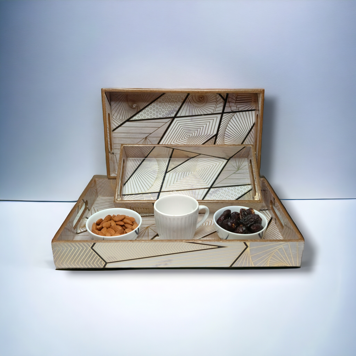 Premium Serving Tray Set Of 3 LD-52