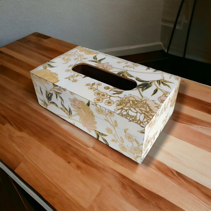 Premium quality resin wood tissue paper box LD-70-T